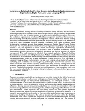 PDF Document Cover - Decentralized Autonomous Building Cyber-Physical Systems with DAO, LLM, and Digital Twin